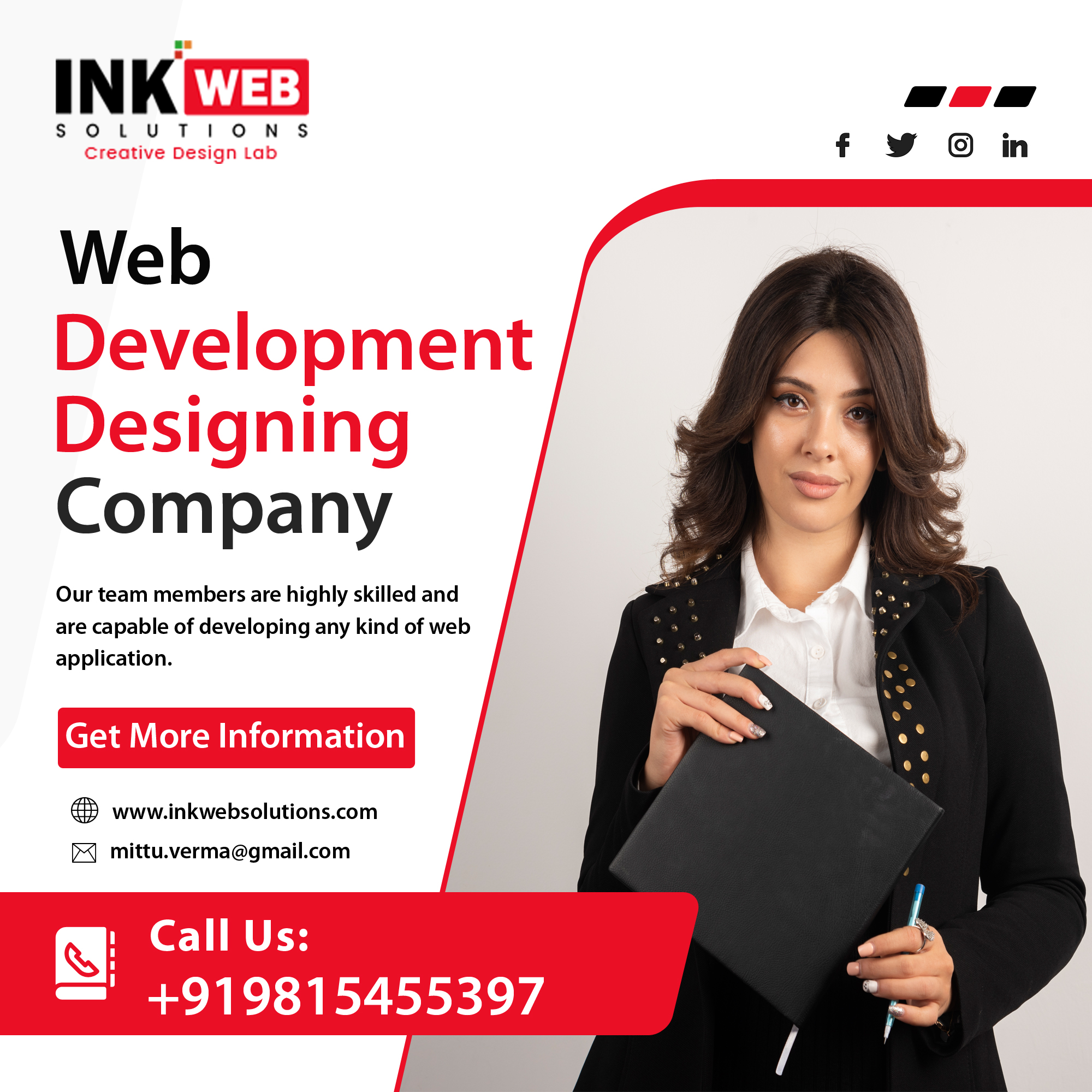 Boost Your Online Presence with Expert Website Development from Ink Web Solutions