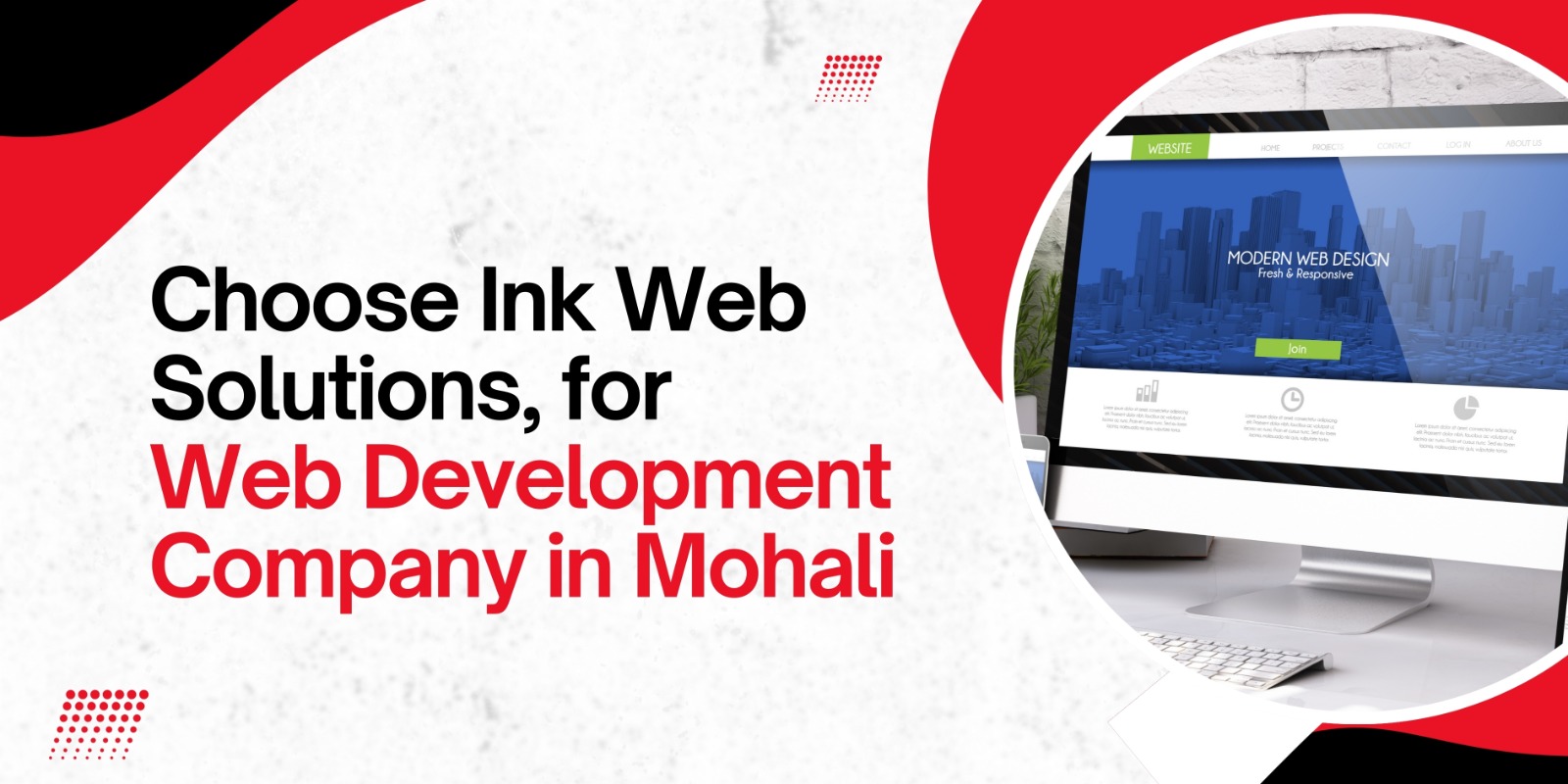 Why Choose Ink Web Solutions for Web Development Company in Mohali