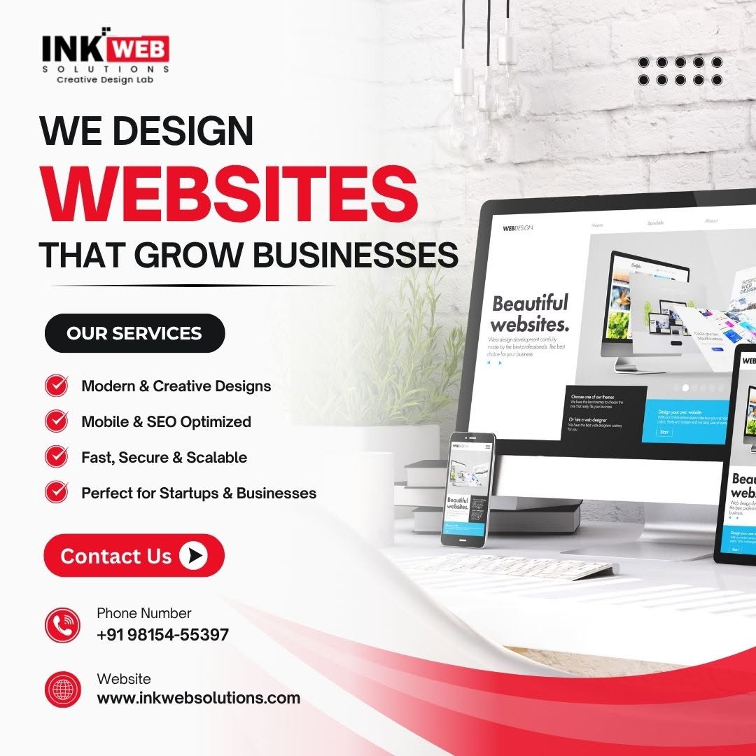 Top Web Designing Company in Mohali | Ink Web Solutions