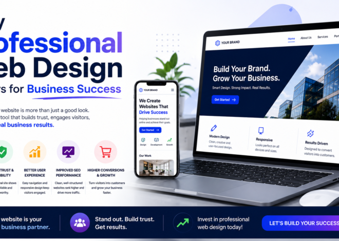 Why Professional Web Design Matters for Business Success