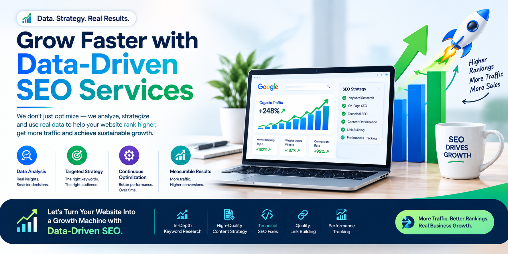 Grow Faster with Data-Driven SEO Services