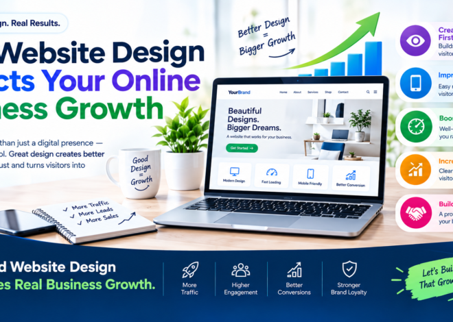How Website Design Impacts Your Online Business Growth