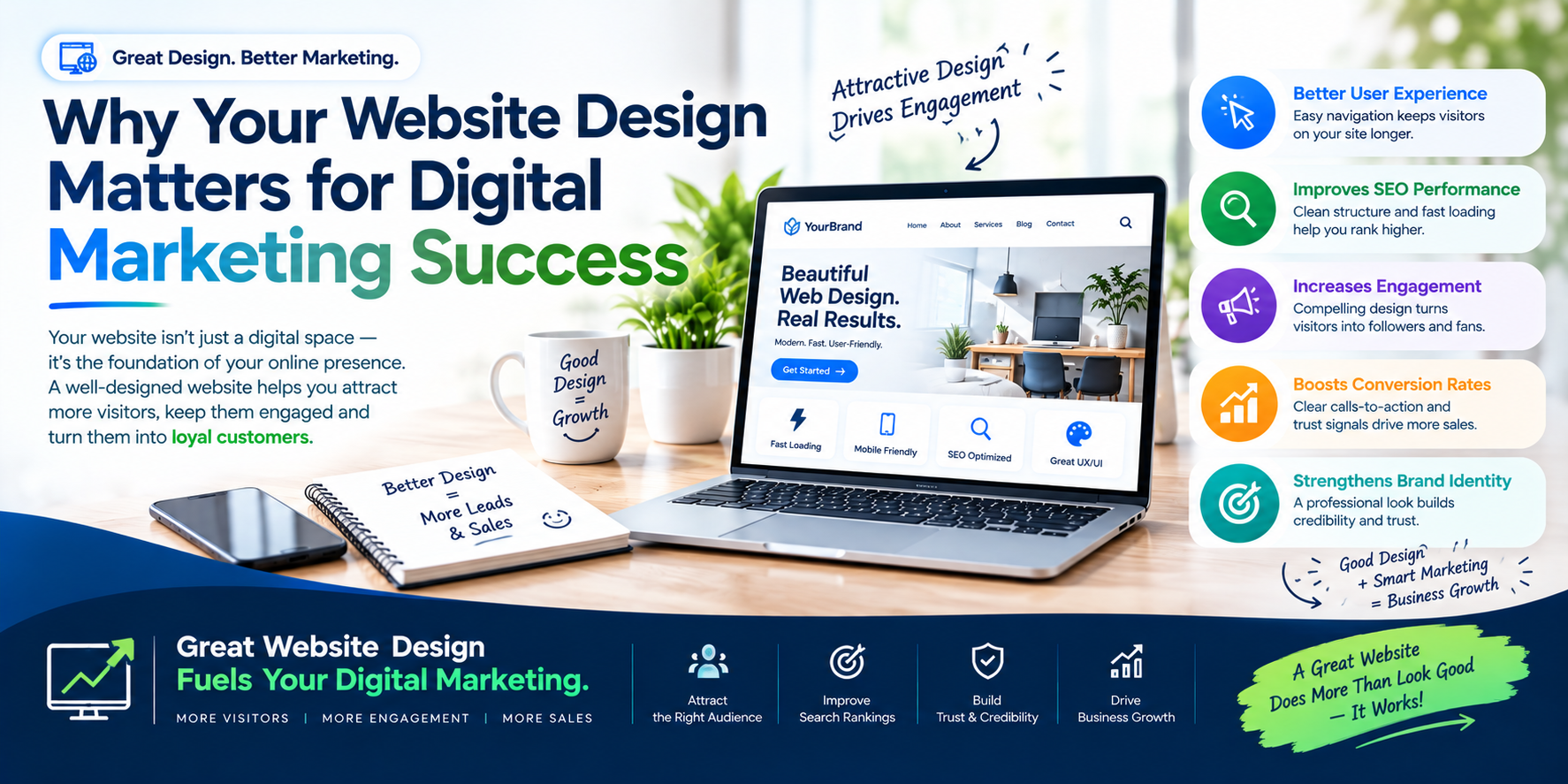 Why Your Website Design Matters for Digital Marketing Success